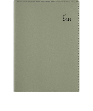 【2026年1月始まり】　高橋書店　リラクレール4　B6　マンスリーブロック　364　セージ　日曜始まり