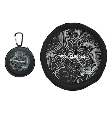 フィフティフィフティワークショップ（5050WORKSHOP）　フォールディングフライングディスク　TOPO　BLACK（ブラック）