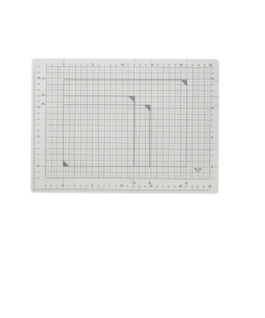 プラス（PLUS）　カッティングマット　A4　ライトグレー