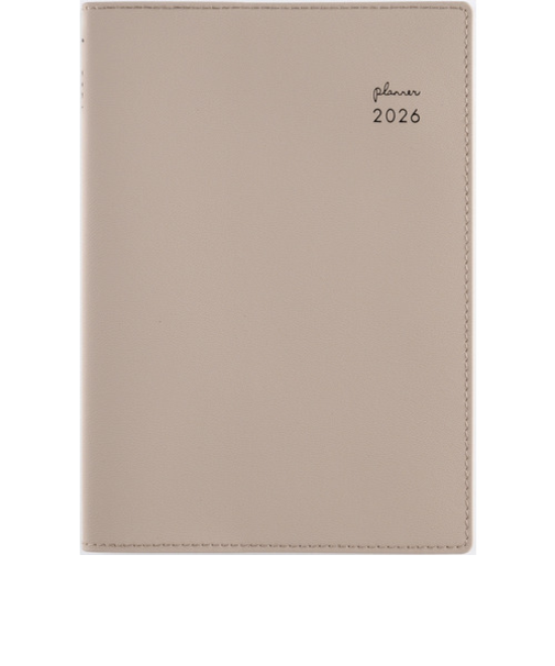 【2026年1月始まり】　高橋書店　リラクレール1　B6　マンスリーブロック　361　カフェモカ　日曜始まり