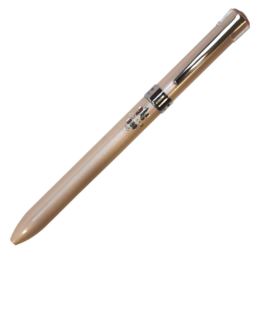 三菱鉛筆　ジェットストリーム　Fシリーズ　3色ボールペン　0.5mm　SXE3-601-05　シルキーゴールド