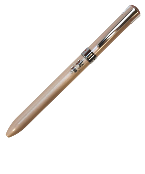 三菱鉛筆　ジェットストリーム　Fシリーズ　3色ボールペン　0.5mm　SXE3-601-05　シルキーゴールド