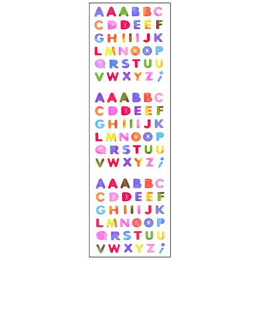 オクヤマ　オーロラシール　KA158　アルファベット