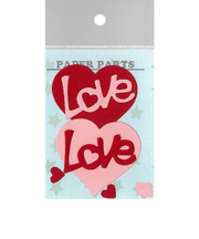 PI ダイカットペーパー ラブ アソートパック 8枚