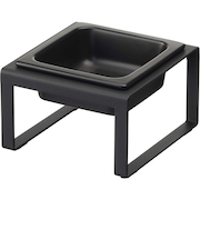 山崎実業 タワー(tower) ペットフードボウルスタンド トール 5817 ブラック