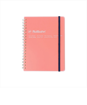 デルフォニックス（DELFONICS）　ロルバーン　ポケット付メモ　クリア　L　500929　723　クリアピンク