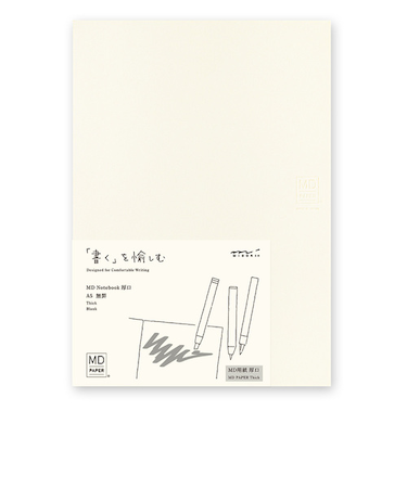 ミドリ（MIDORI）　MDノート　A5　厚口　無罫　15350006