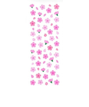 オクヤマ　ラメ入りシール　桜吹雪　JS278