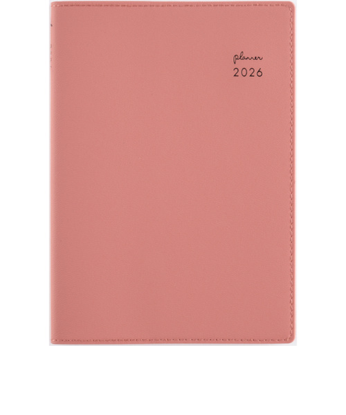 【2026年1月始まり】　高橋書店　リラクレール6　B6　マンスリーブロック　366　ピンクソルト　月曜始まり