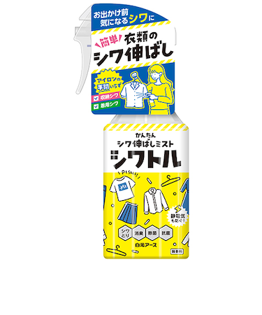 白元アース　衣類のシワ伸ばしミストシワトル　300mL