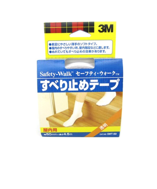 3M　すべり止めテープ屋内用　2.5cm×4.5m　SWT－25　透明