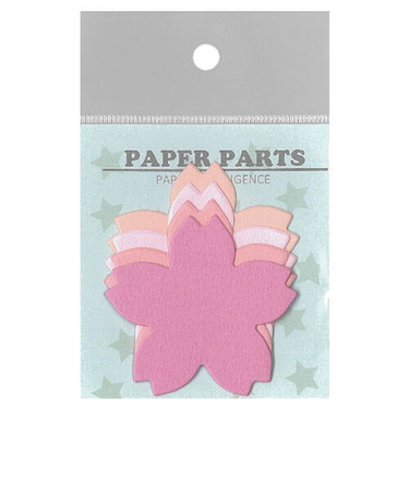 PI　ダイカットペーパー　さくら　S　名刺サイズ8枚