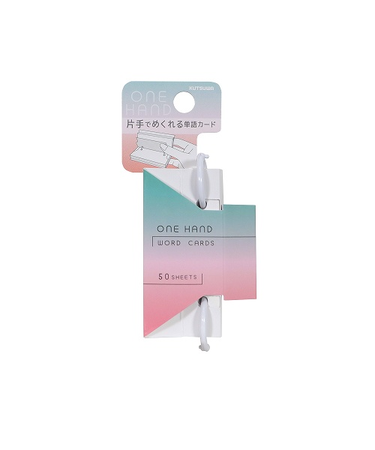 クツワ　ワンハンド単語カード　小　SC236CP　コーラル