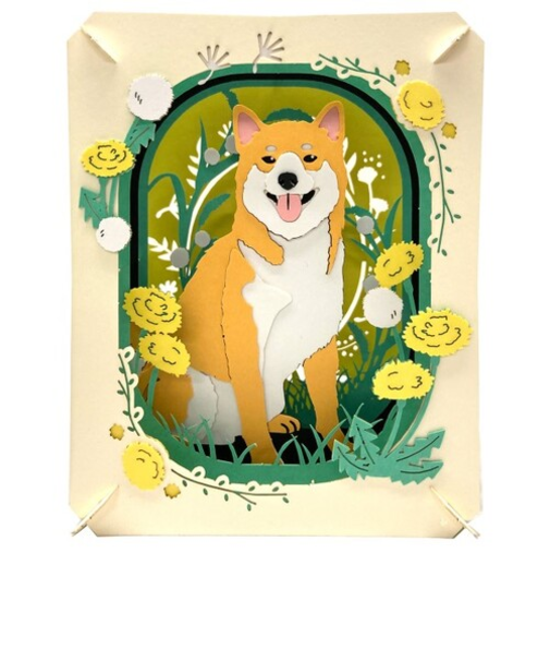 【お買い得】　エンスカイ　ペーパーシアター　柴犬　PT-294