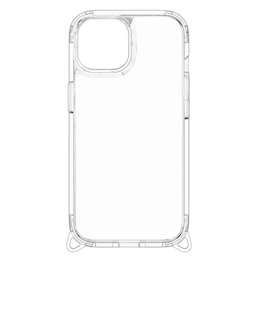【iPhone15】　ピージーエー（PGA）　クリアタフケース　クリア