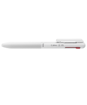 ぺんてる（Pentel）　カルム（Calme）　3色ボールペン　0.5mm　BXAC35W　グレイッシュホワイト