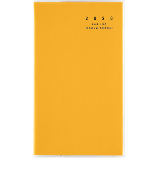 【2026年1月始まり】　高橋書店　リベルインデックス5　手帳判　マンスリーブロック　305　ドルチェ・レモン　日曜始まり