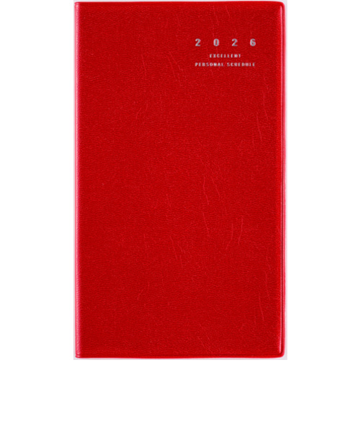 【2026年1月始まり】　高橋書店　リベルインデックス4　手帳判　マンスリーブロック　304　クラッシーレッド　日曜始まり