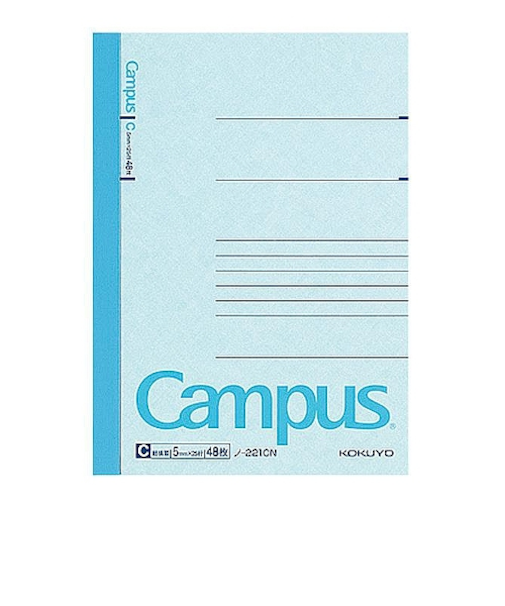コクヨ（KOKUYO）　キャンパスノート　A6　細横罫(C罫)　ノ－221C