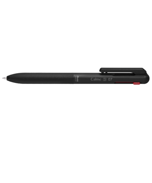 ぺんてる（Pentel）　カルム（Calme）　3色ボールペン　0.7mm　BXAC37A　ブラック