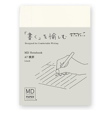 ミドリ（MIDORI）　MDノート　A7　横罫　15345006