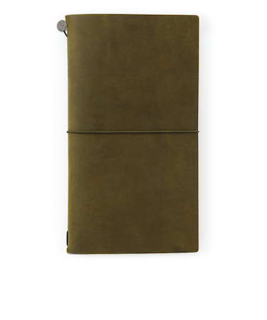 トラベラーズカンパニー　トラベラーズノート　レギュラーサイズ　オリーブ