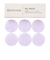 リズム　アロマファン（AROMAFUN）　取替用オイルパッド　F0901－0576　6枚入