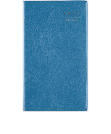 【2026年1月始まり】　高橋書店　リベルインデックス7　手帳判　マンスリーブロック　307　ペールブルー　月曜始まり