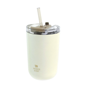 サブヒロモリ　ソクート　ステンレスストロータンブラー　380mL　アイボリー