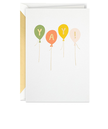 ホールマーク（Hallmark）　輸入カード　誕生お祝い　シグネチャー・スタジオ・コレクション　808761　リトルバルーン