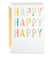 ホールマーク（Hallmark）　輸入カード　誕生お祝い　シグネチャー・スタジオ・コレクション　808792　ハッピーハッピーハッピー