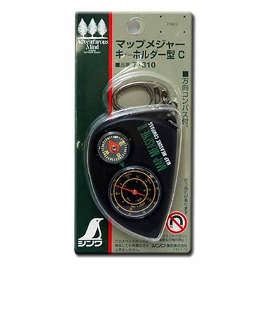 シンワ　マップメジャーキーホルダー　C