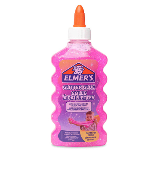 エルマーズ（ELMER’S）　グリッターグルー　ピンク　177mL