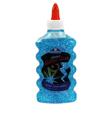 エルマーズ（ELMER’S）　グリッターグルー　ブルー　177mL