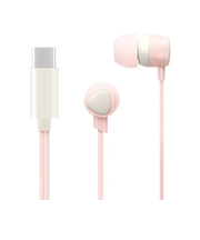 ピージーエー(PGA) USBType-Cイヤホン ステレオイヤホン カナルタイプ ピンク
