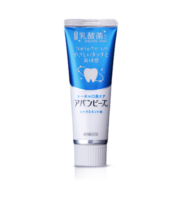 わかもと製薬　薬用歯みがき　アバンビーズ　トータル口臭ケア　80g