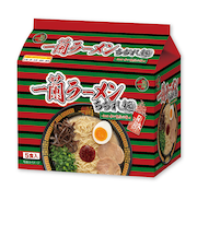 一蘭ラーメン　ちぢれ麺　一蘭特製赤い秘伝の粉付　5食入