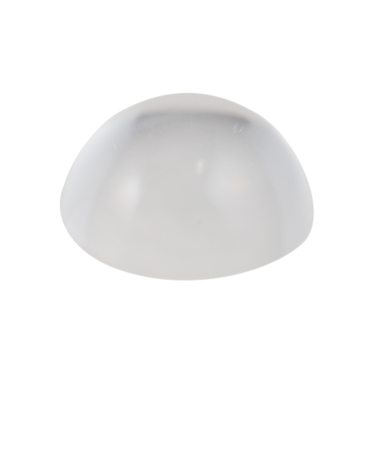 サワダプラテック（SAWADA　PLATEC）　アクリルブロック　半球　径30mm　1／2　クリア