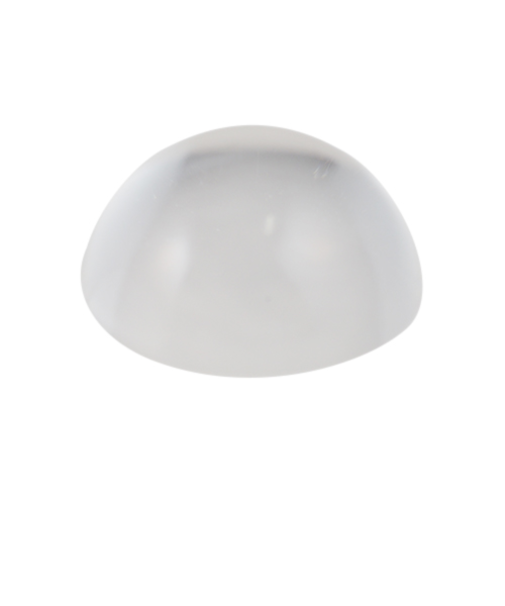 サワダプラテック（SAWADA　PLATEC）　アクリルブロック　半球　径30mm　1／2　クリア