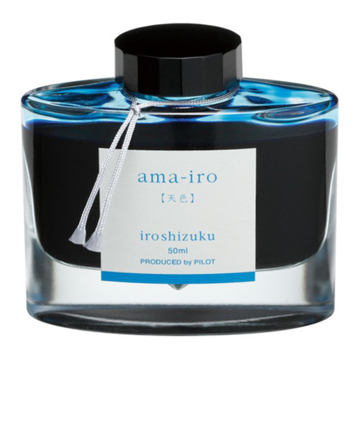 パイロット（PILOT）　万年筆インキ　色彩雫　50ｍL　天色