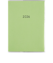 【2026年1月始まり】　高橋書店　ミアクレール　コケット6　A6　マンスリーブロック　420　グリーン　月曜始まり