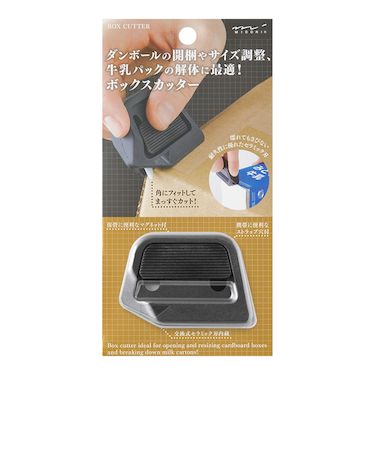 ミドリ（MIDORI）　ボックスカッター　35605006　黒