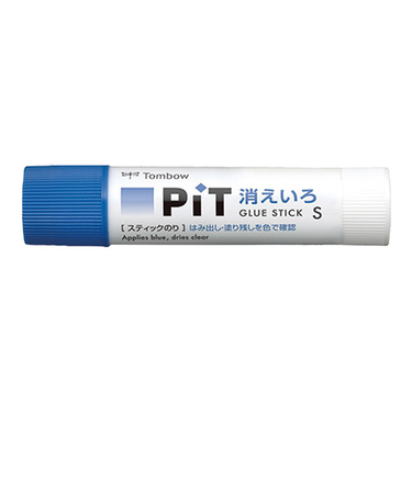 トンボ鉛筆（Tombow）　スティックのり　消えいろピット　S（細）　PT-TC