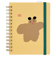 キングジム（KING　JIM）　ヒトトキノート（HITOTOKI　NOTE）リング　パスポートサイズ　HN－PR03　ヌイグルミ