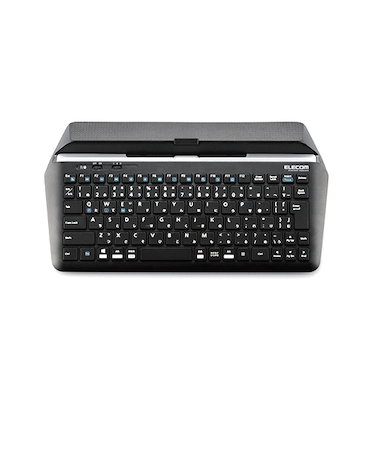 エレコム（ELECOM）　スタンド付キーボード（BT）　TK-DCP01BK　ブラック