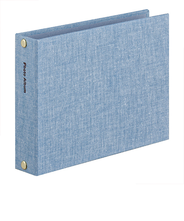 ハンズオリジナル　リングアルバム　S　ブルーシャンブレー