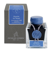 ジャックエルバン（JACQUES　HERBIN）　アニバーサリーインク1798　hbj15513　カイヤナイトネパール　50mL