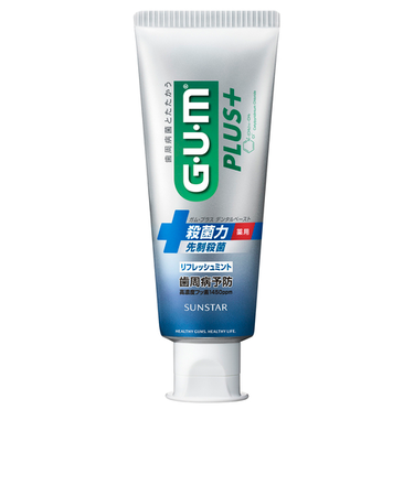 GUM　プラスデンタルペースト　リフレッシュミント　120g
