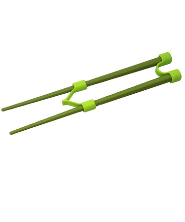 ののじ　はじめてのちゃんと箸　S　18cm　LCS-18G/Cad　グリーン