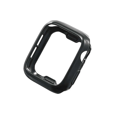 エレコム（ELECOM）　AppleWatch40mm用ソフトバンパー　AW-20SBPUBK　ブラック